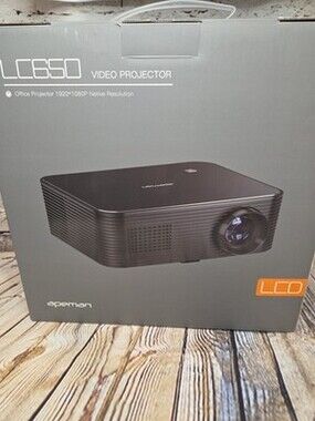 Apeman LC650 Black Full HD Native 1080P Portable HDMI Digital Video Projector